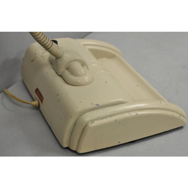 Plastic Vintage Acme Lite Beige Mid Century Modern Retro Adjustable Gooseneck Desk Lamp For Sale - Image 7 of 12