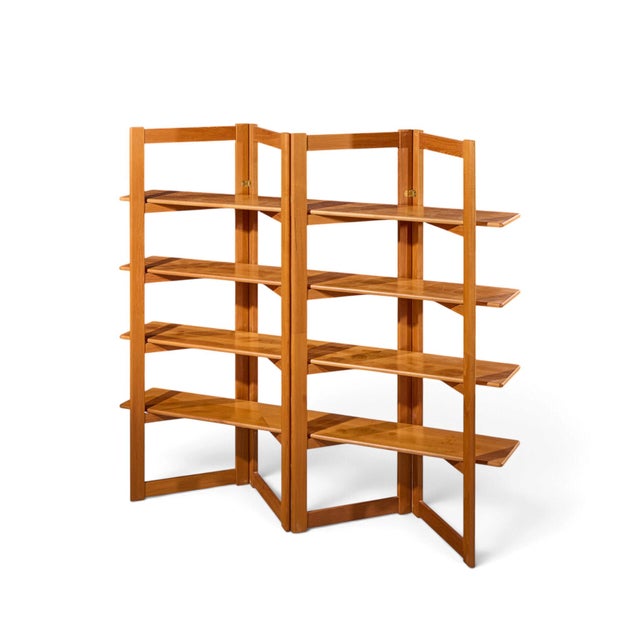 Kurt Østervig Style Mid Century Teak Bookshelf Room Divider For Sale - Image 9 of 9