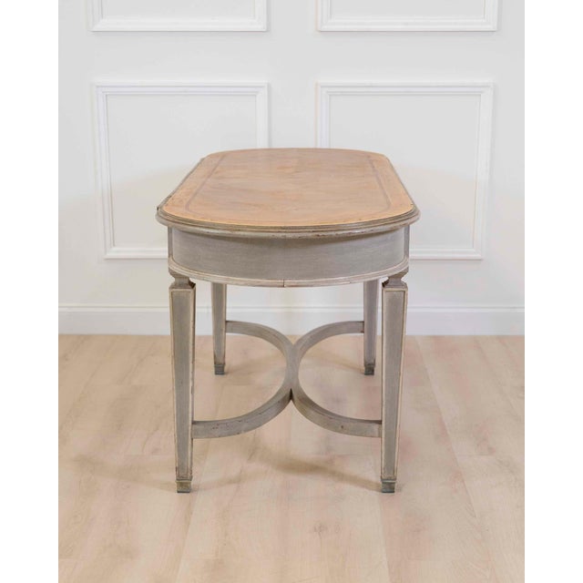 Gray French 20th Century Painted Cutting Table For Sale - Image 8 of 8