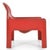 Red Plastic Armchairs by Gae Aulenti for Kartell, Set of 3 For Sale - Image 5 of 11