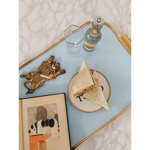 Vintage Brass Ashtray Depicting the Mythological Nemean Lion Skin, Italy, 1970s For Sale - Image 18 of 18