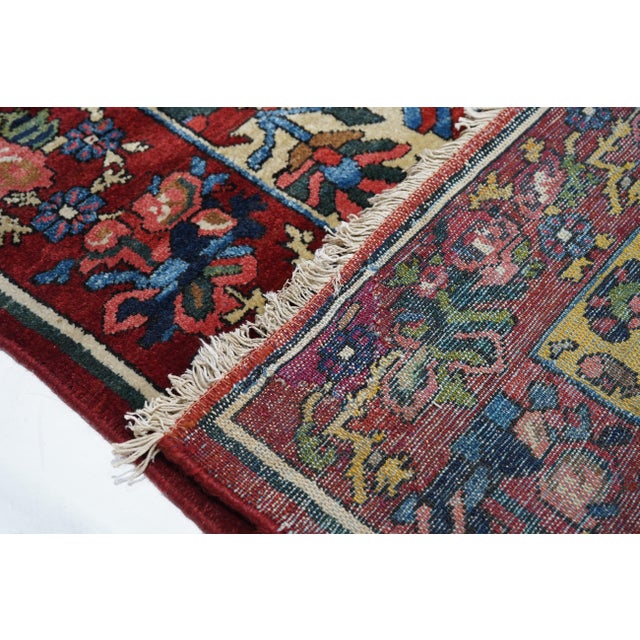 1930s Vintage Bakhtiari Rug 12'10'' X 18'8'' For Sale - Image 10 of 11