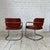 Pair of Chrome and Leather Chairs by Brayton International Collection For Sale - Image 4 of 12