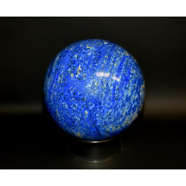 Lapis Lazuli Sphere For Sale - Image 4 of 12