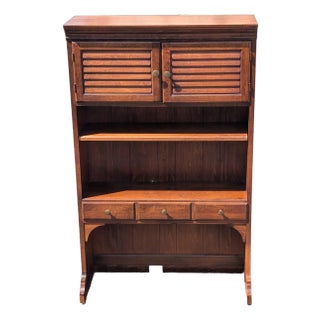 Vintage Pennsylvania House One Drawer Bookcase Hutch For Sale