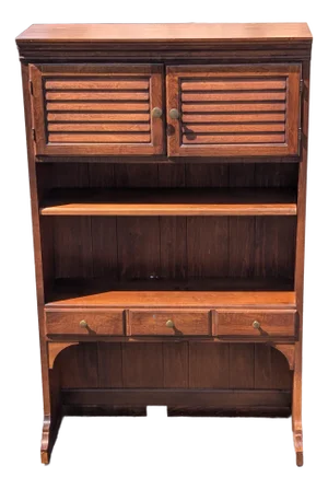 Vintage Pennsylvania House One Drawer Bookcase Hutch
