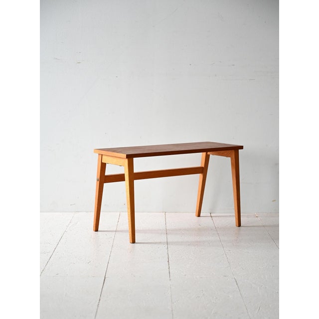 Scandinavian Coffee Table in Teak and Oak, 1960s For Sale - Image 3 of 8