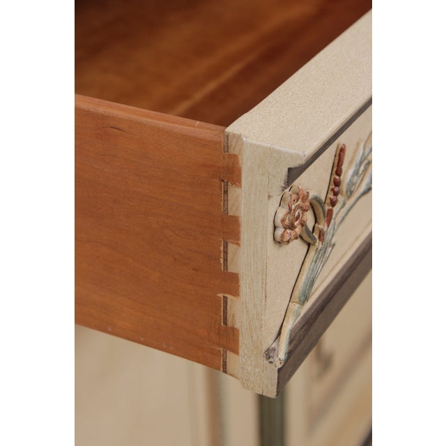 Ej Victor Painted Mahogany Sideboard Buffet For Sale In Philadelphia - Image 6 of 18