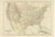 Paper Antique Map of the United States of North America, 1882 For Sale - Image 7 of 7
