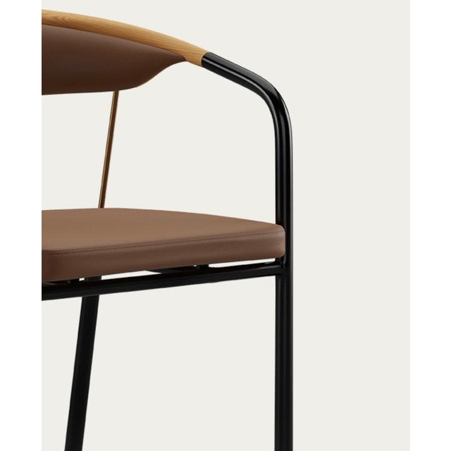 Chairman Chair in Oak with Upholstery in Umber by Henrik Tengler for One Collection For Sale - Image 9 of 15