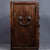 Vintage Chinese Rosewood Miniature Cabinet With Hair Grain and Brass Pulls For Sale In Los Angeles - Image 6 of 9