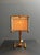 Mid-Century Modern Mid-Century Modern Scandinavian Pine Table Lamp with Square Fabric Shade, 1970s For Sale - Image 3 of 15