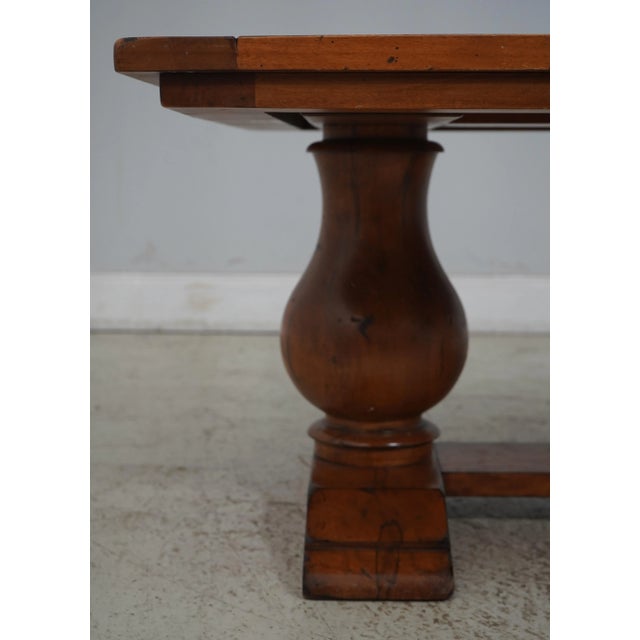 Primitive Style Distressed Finish Coffee Table For Sale In Philadelphia - Image 6 of 12