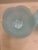 Vintage Art Deco Style Italian Opaline Glass Baby Blue Translucent Scalloped Edges For Sale In Phoenix - Image 6 of 12