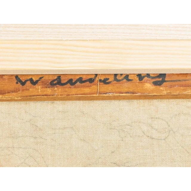 Wilhelm Jan Elsman, Window to the Garden, 20th-century, Oil on Canvas, Framed For Sale - Image 12 of 14