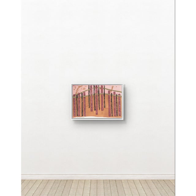 Painting comes signed in pencil on paper unframed. Barbara Beck Painter Printmaker Beck’s work is inspired by artist such...