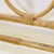 Woven Bamboo Headboard with Arch and Circle Pattern For Sale - Image 4 of 7