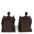 Traditional Sitting Lincoln Memorial Bookends by Jennings Brothers For Sale - Image 3 of 13