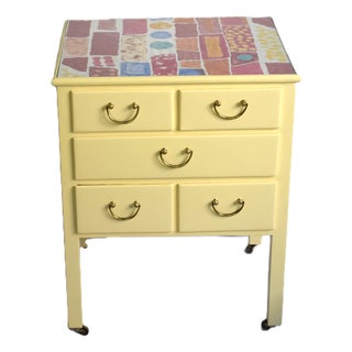 Small Vintage Chest of Drawers on Wheels by Josef Frank for Home & Garden, 1920s For Sale