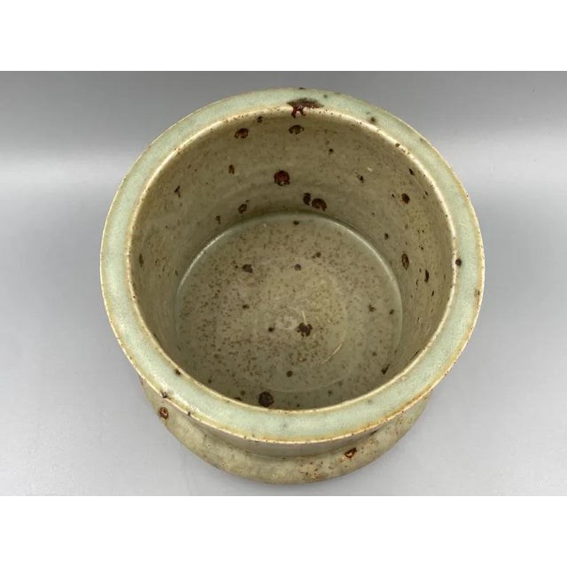 Mid-Century Modern Glazed Stone Vase by Mariane Westman for Rörstrand, Sweden, 1960s For Sale - Image 3 of 10