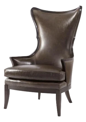 Modern Upholstered Wingback Chair