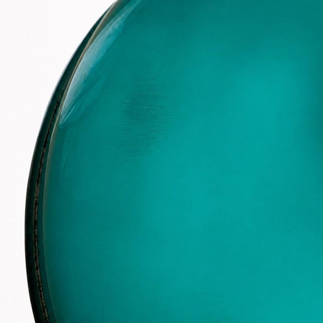 Metal Mushroom-Shaped Table Lamp in Green Methacrylate by Lyma, 1960s For Sale - Image 7 of 10