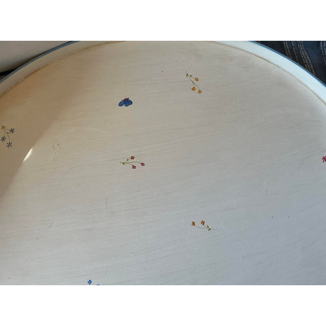 French Country Provence Large Painted Tray From Frances Schultz the Bee Cottage For Sale - Image 3 of 9