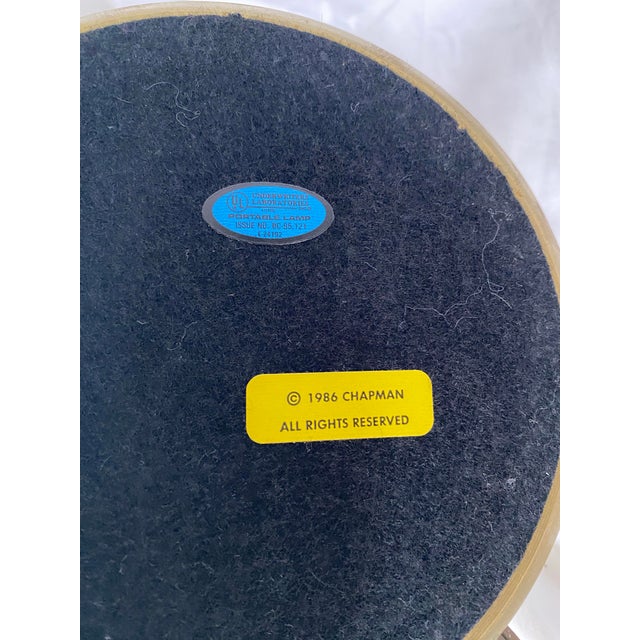 Metal Late 20th Century Chapman 1986 Tall Buffet Candlestick Lamps - a Pair For Sale - Image 7 of 7