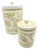1970s Italian Majolica Canisters, Set of 2 For Sale