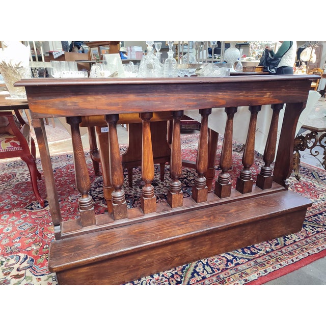 Antique Wooden Balustrade, 1890s For Sale - Image 10 of 11