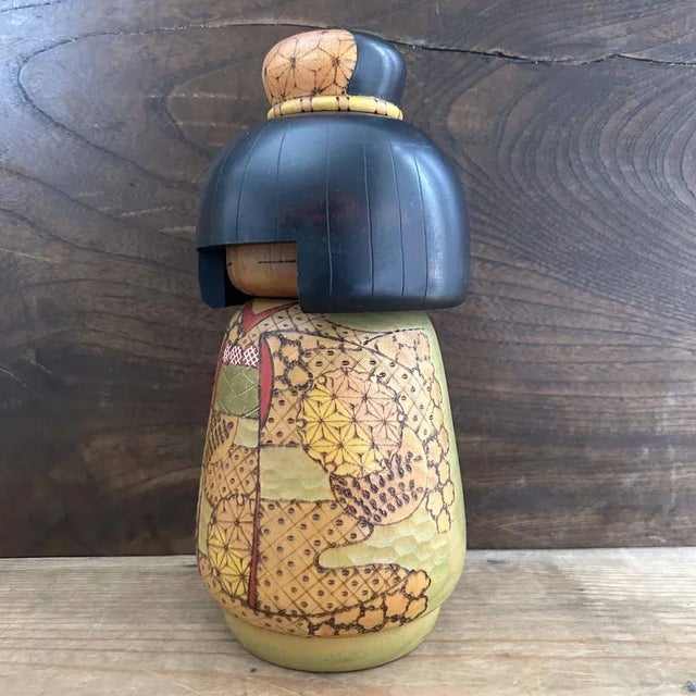 Vintage Wooden Kokeshi Doll by Kazuo Takamizawa, Japan, 1970s For Sale - Image 10 of 10