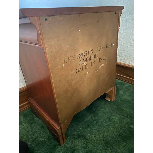 Late 20th Century Lexington Chez Michelle Three Drawer Nightstand For Sale In Palm Springs - Image 6 of 12