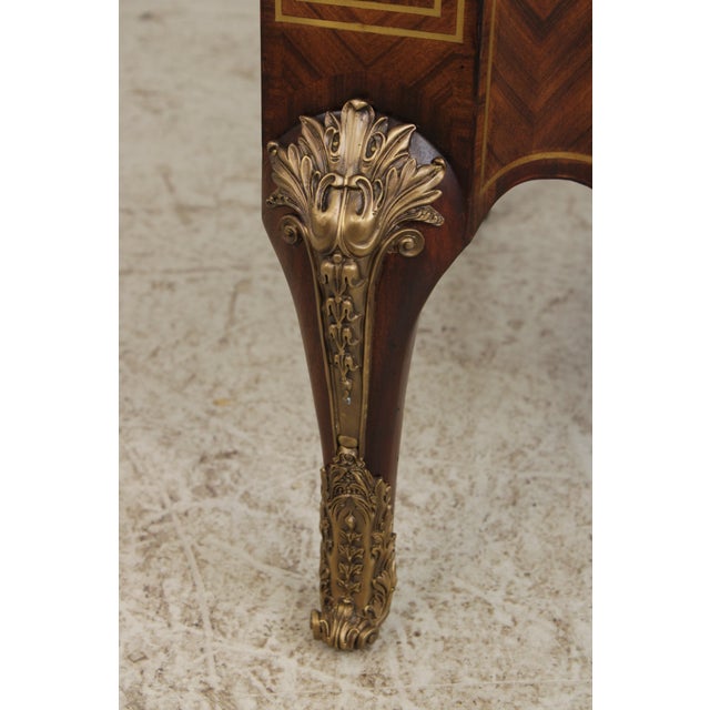 Theodore Alexander Bronze Mounted Corner Cabinet For Sale - Image 15 of 18