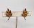 Orange Vintage 1960s Signed Napier Faux-Topaz & Faux-Citrine Leaf Clip Earrings - 2 Pieces For Sale - Image 8 of 9