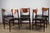 Chairs in Teak and Black Imitation Leather by Gianfranco Frattini, 1960s, Set of 6 For Sale - Image 4 of 18