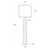Black Coastal Living Accordion Floor Lamp in Ebony For Sale - Image 8 of 9
