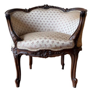 1890 French Louis XV Bergere Chairs For Sale