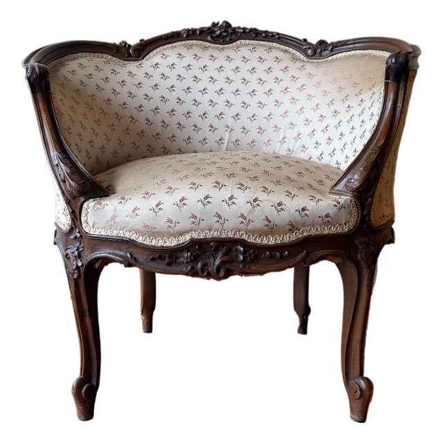 1890 French Louis XV Bergere Chairs For Sale
