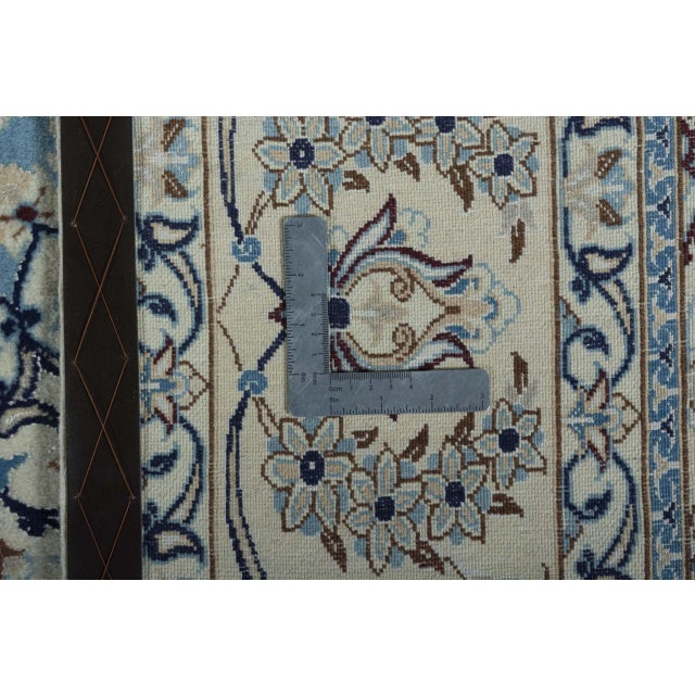 Hand-Knotted Oriental Rug with Silk Content For Sale - Image 12 of 13