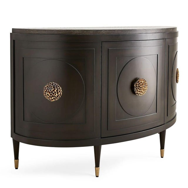 American Newly Made Paris 48 Inch Console Cabinet - Espresso For Sale - Image 3 of 10
