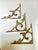 Antique Brass Ornate Victorian Leaf 6" X 8" Cistern & Shelf Brackets - Set of 3 For Sale In Raleigh - Image 6 of 12