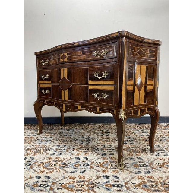 Rosewood Parquetry Chest of Drawers For Sale - Image 9 of 9