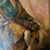 Wood Vintage Italian Style Oil Painting Lady With Fruit Still Life ~ Signed For Sale - Image 7 of 10