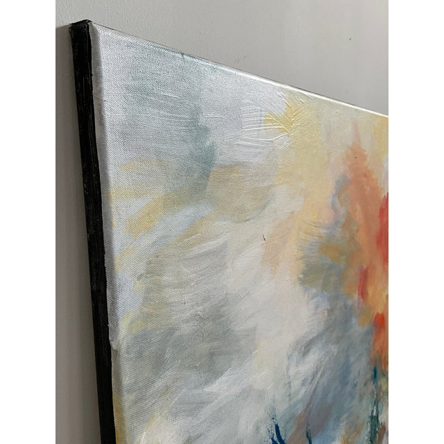 Abstract Large Original Acrylic Art on Canvas by M. Miller For Sale - Image 10 of 17