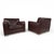 Apta Imprimatur Leather Armchairs by Antonio Citterio for B&B Italia Maxalto, 1999, Set of 2 For Sale - Image 17 of 18