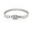 12.52 Carats Bezel Set Emerald Cut Diamond Tennis Bracelet For Sale - Image 4 of 5