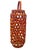 Contemporary Vintage Woven Wood Hurricane Lantern Candle Holder With Glass Insert & Sculptural Handle For Sale - Image 3 of 8