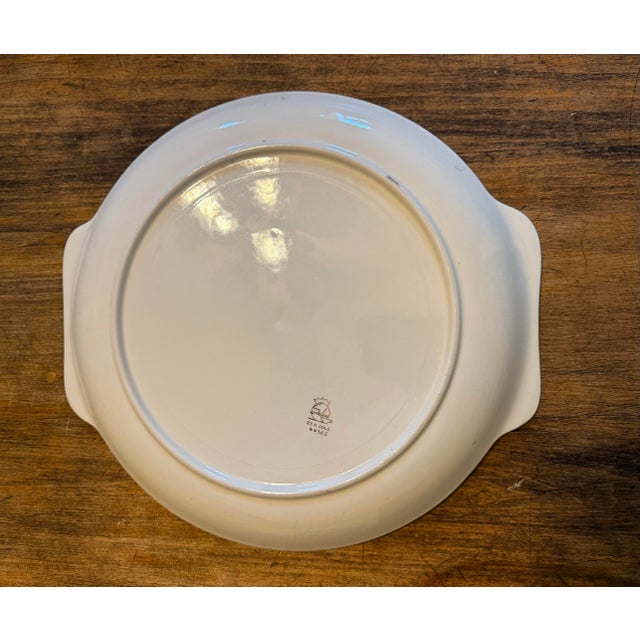 Vintage Serving / Cake Plate Platter - Blossomtime by Salem Pink Flowers 1950’s For Sale - Image 4 of 6