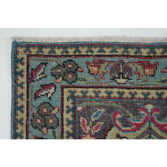 Red 1970s Vintage Persian Handmade Wool 10x13 Red Area Rug For Sale - Image 8 of 11