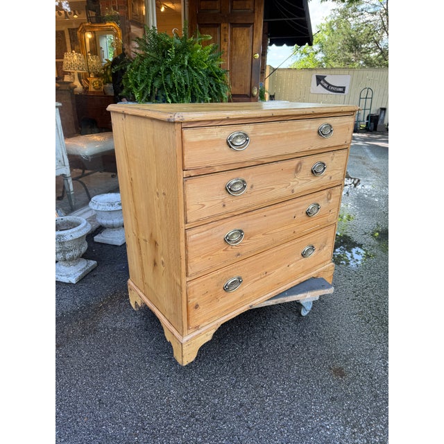 Tan 19th Century English Pine Chest For Sale - Image 8 of 14
